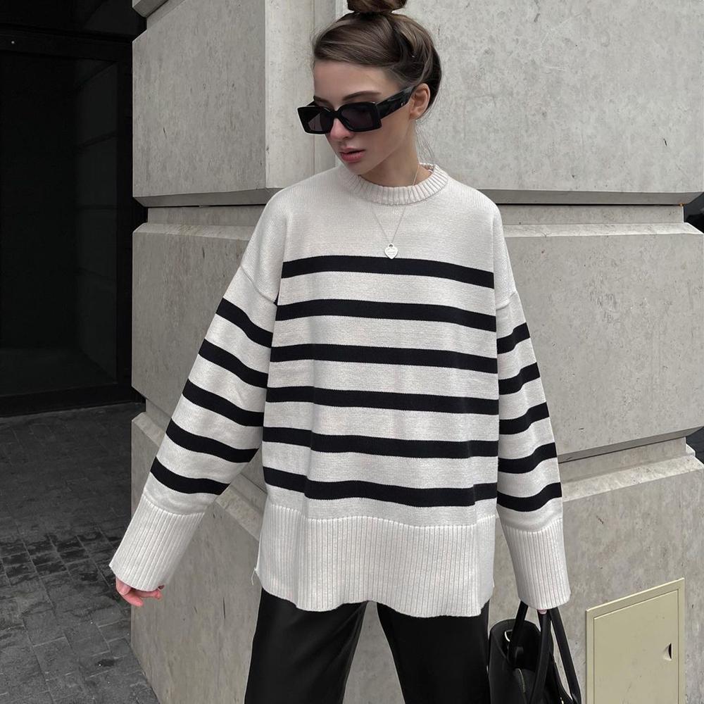 Damen Pullover gestreift "Henky"