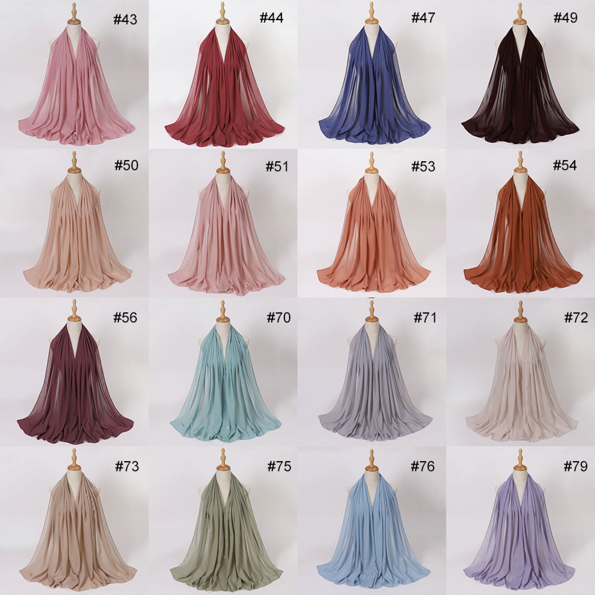 Premium Chiffon Schal