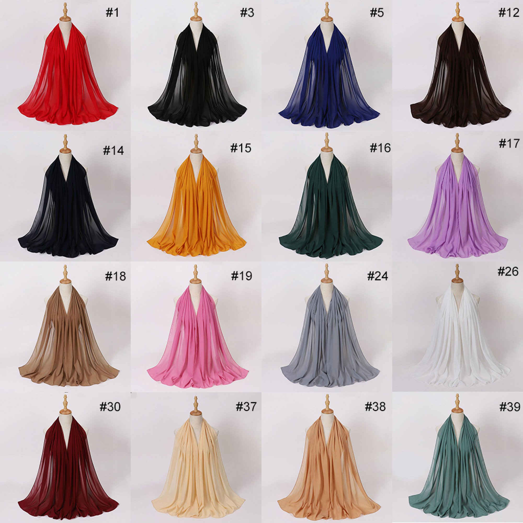 Premium Chiffon Schal