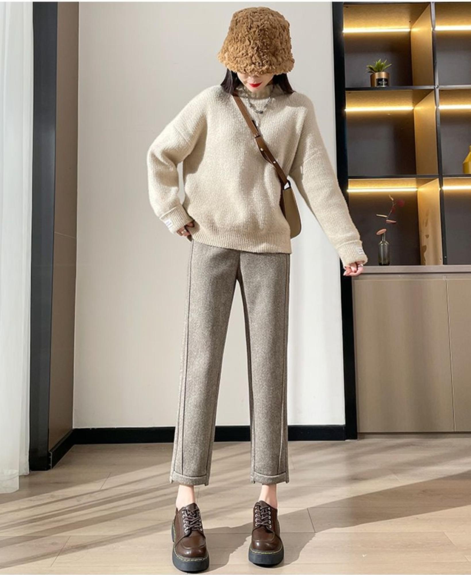 Damen Hose Woll-Mix Jumper