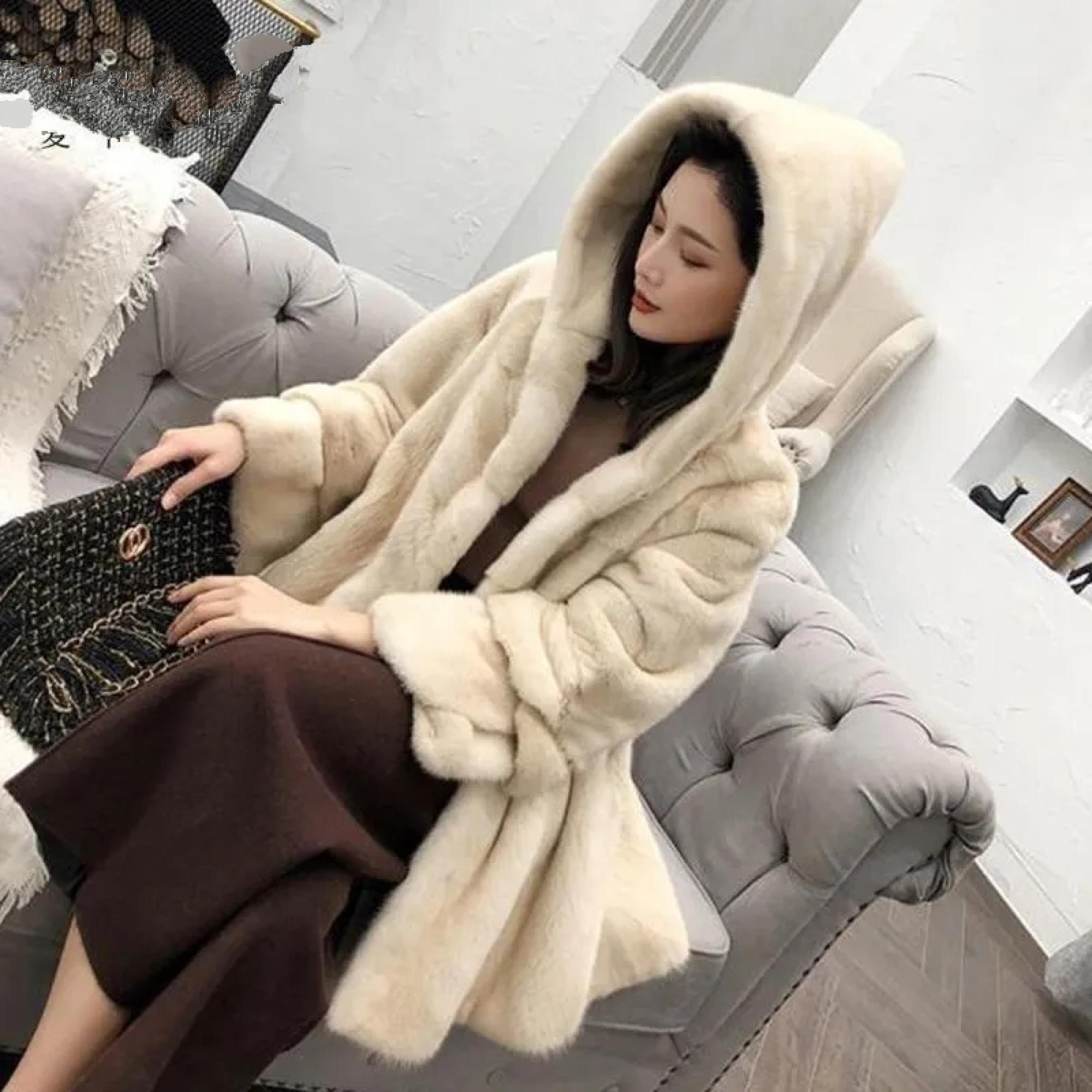 Damen Mantel "Fluffy"