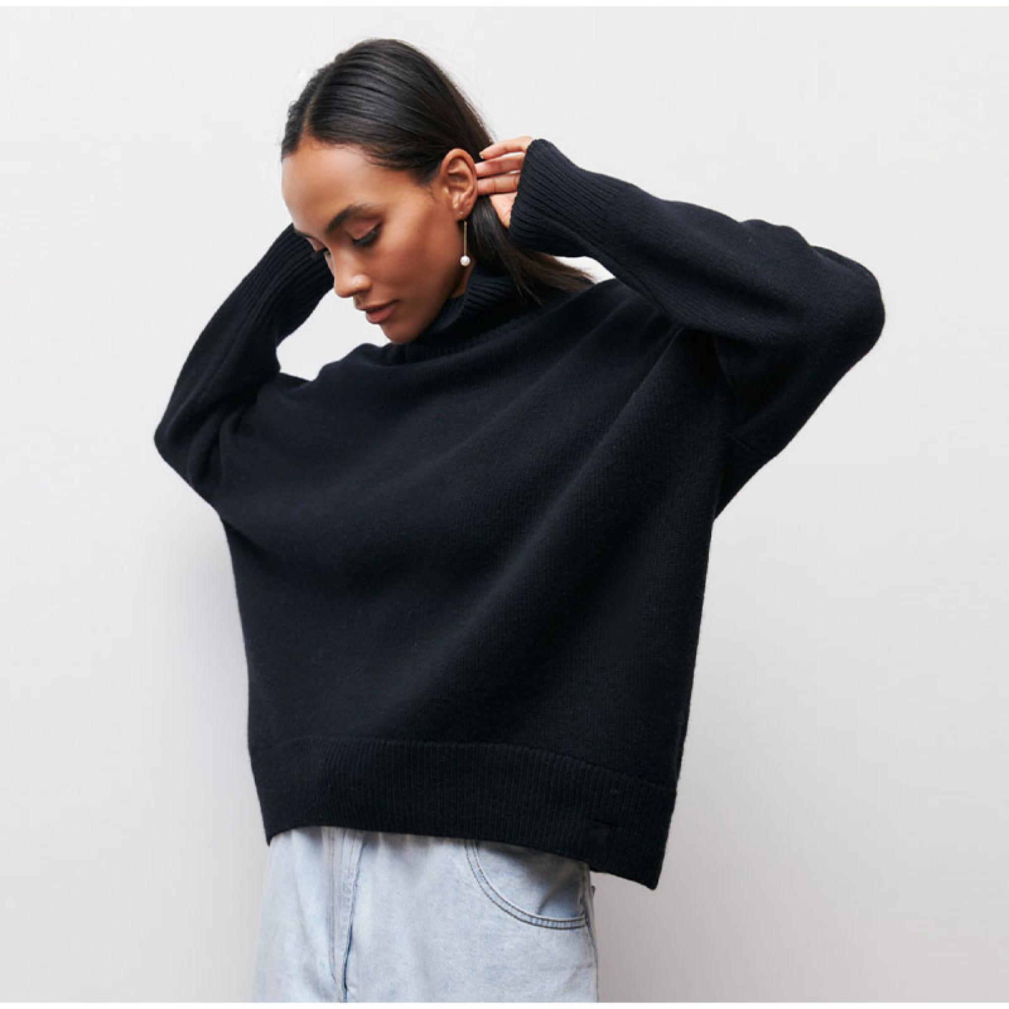 Rollkragenpullover "leys"