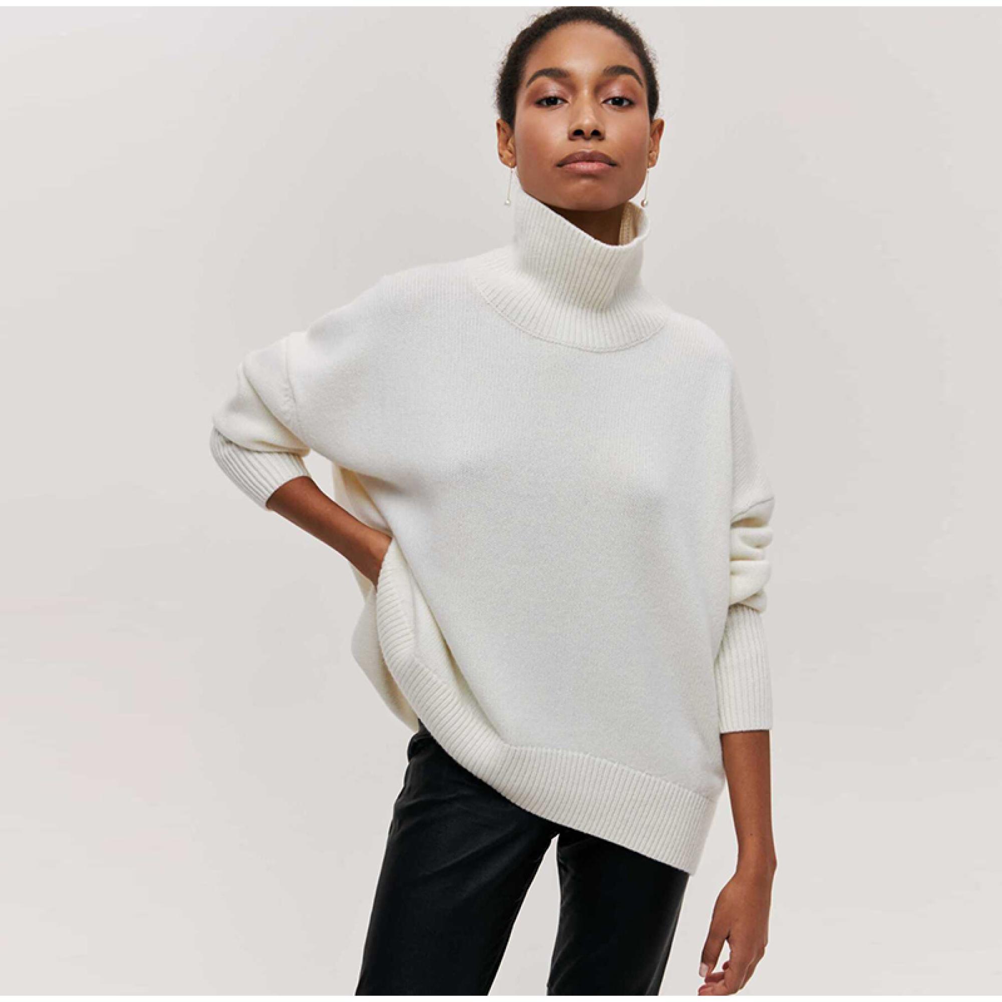 Rollkragenpullover "leys"
