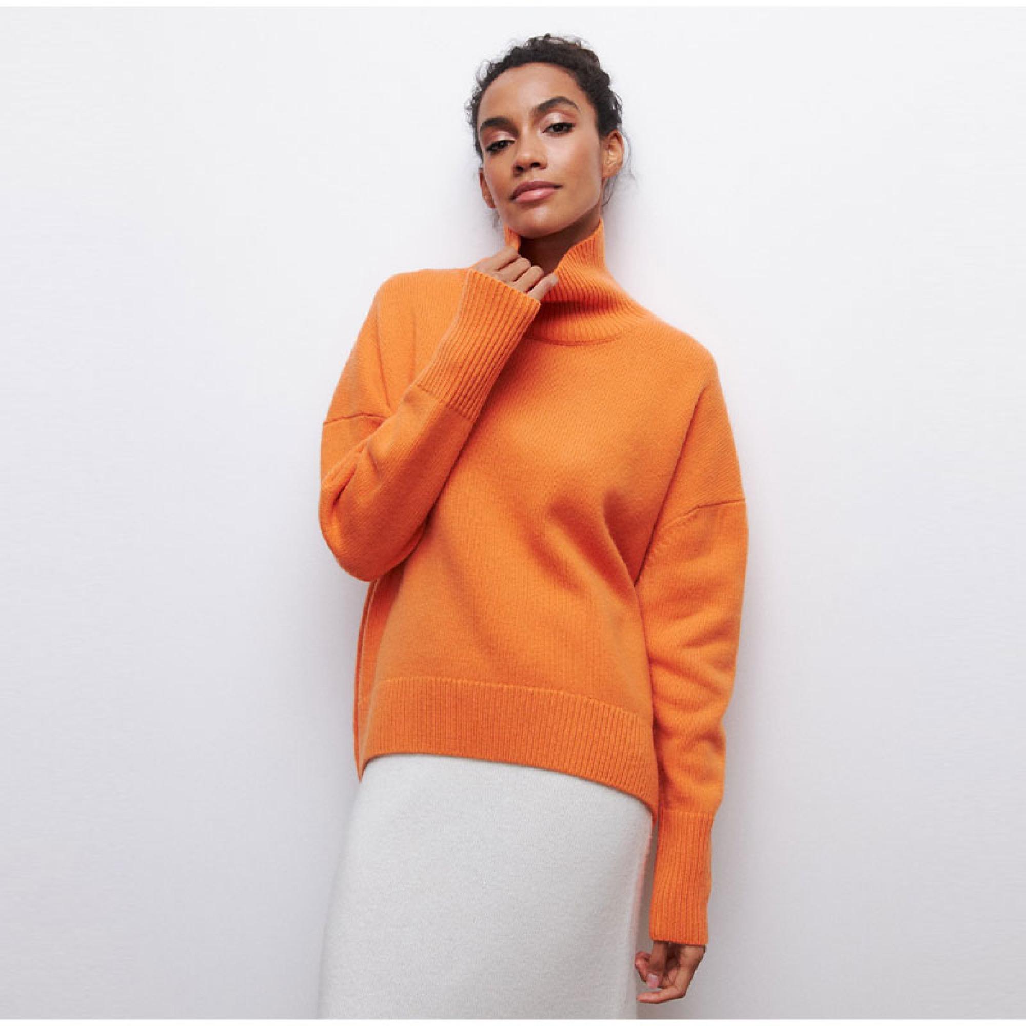 Rollkragenpullover "leys"