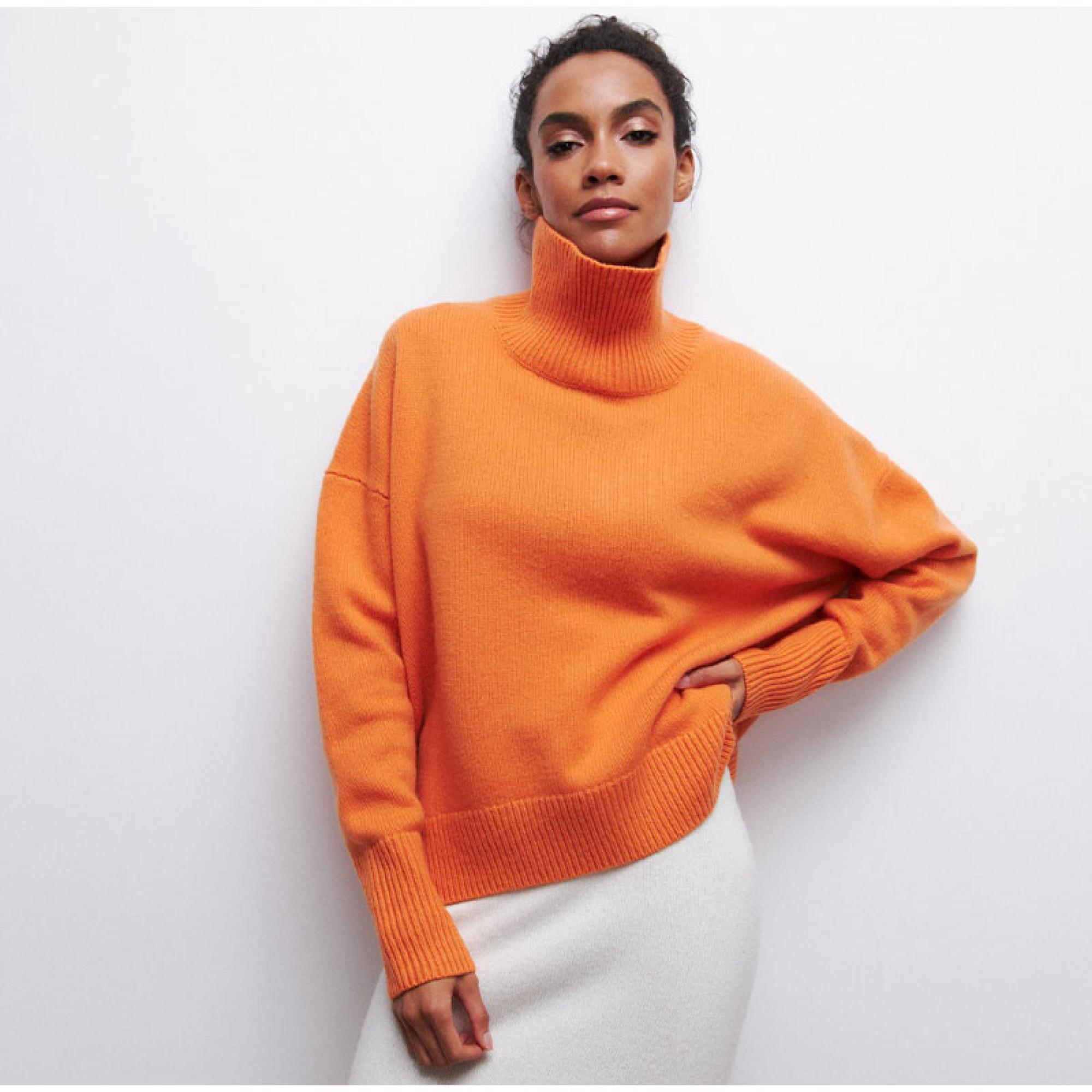 Rollkragenpullover "leys"